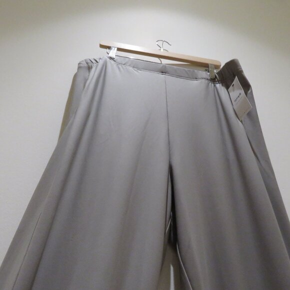 SYMPLI Half Cuff Jogger Pants in Taupe Lagenlook Travel Casual Comfy Size 16 NWT - Picture 7 of 13